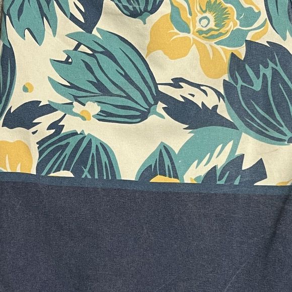 Katin Board Shorts Men's 31 Navy Blue Floral Color Block Pockets Swim Trunks - Picture 6 of 17